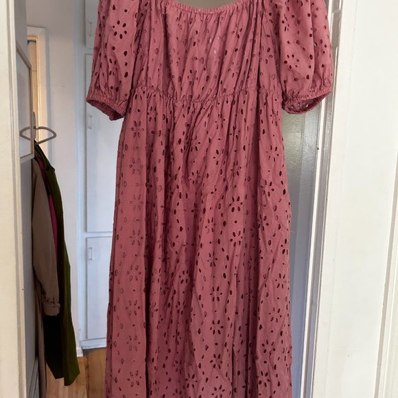 Eloquii Pink Maxi Dress - Picture 4 of 4